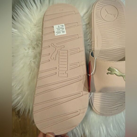 NWT rose quartz Puma slides - Picture 5 of 5